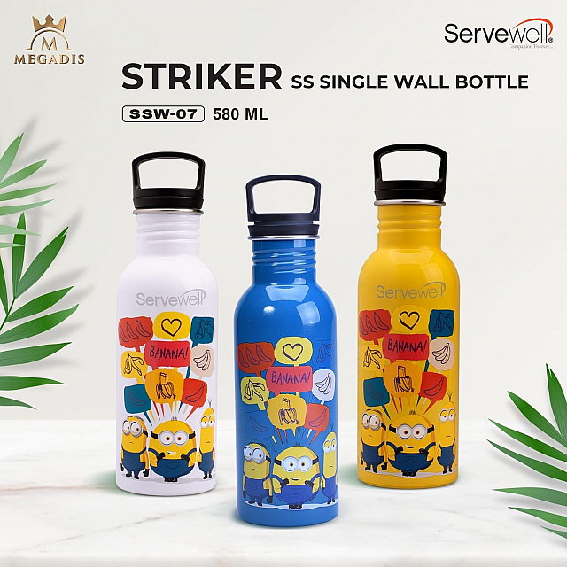 Striker - SS Single Wall Bottle 580 ml - Kprints